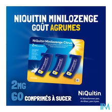 Afbeelding in Gallery-weergave laden, Niquitin Minilozenge Citrus 2mg Zuigtabl 60
