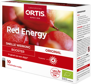 Ortis Red Energy Bio Alc 10x15ml