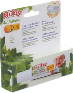 Nuby Citroganix Tand- en tandvleesgel + vingertandenborsteltje - 15g - 4m+