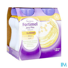 Afbeelding in Gallery-weergave laden, Fortimel Jucy Plus Peer Vlierbloes. 4x200ml 185088
