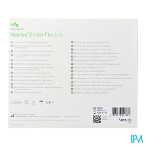 Mepilex Lite Dun Verb Sil Ster 15x15,00cm 5 284300