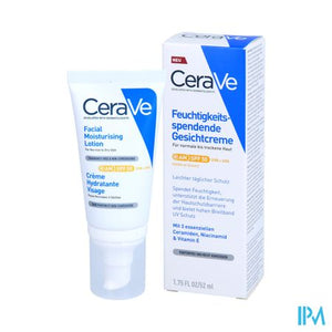 Cerave Creme Hydra Gezicht Spf50 52ml