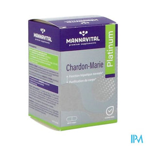 Mannavital Mariadistel Platinum V-caps 60