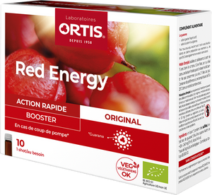 Ortis Red Energy Bio Alc 10x15ml