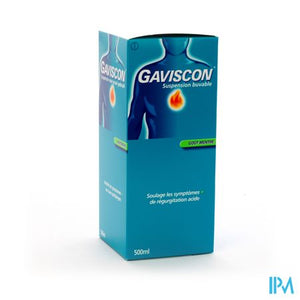 Gaviscon Menthe Munt Susp Buv 500ml