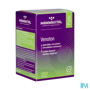 Mannavital Venoton V-caps 60