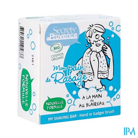 Secret De Provence Scheerzeep Mannen Bio 90g