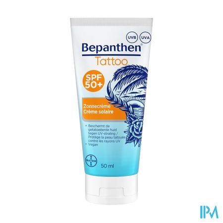 Bepanthen Tattoo Zonnecreme Tube 50ml