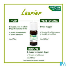 Afbeelding in Gallery-weergave laden, Phytosun Laurier Fr-bio-01 5ml
