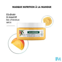 Load image into Gallery viewer, Klorane Capil. Masker Mango Pot 150ml Nf

