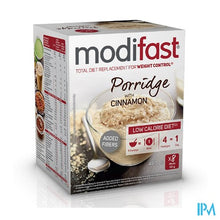 Load image into Gallery viewer, Modifast Lcd Flavoured Oatmeal Vanilla 8x55g
