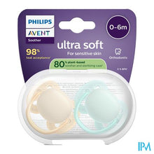Afbeelding in Gallery-weergave laden, Philips Avent Fopspeen +0m Soft Neutraal 2
