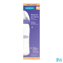 Afbeelding in Gallery-weergave laden, Lansinoh Zuigfles Glas + Speen 240ml 4
