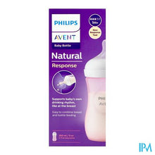 Afbeelding in Gallery-weergave laden, Philips Avent Natural 3.0 Zuigfles Roze 260ml
