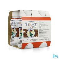 Resource Junior Chocolade 4x200ml
