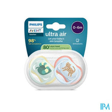 Afbeelding in Gallery-weergave laden, Philips Avent Fopspeen +0m Air Slak/hond 2
