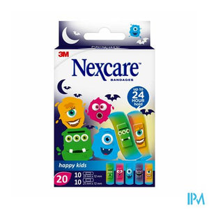 Nexcare 3m Happy Kids Monsters Pleister 20 N0920mo