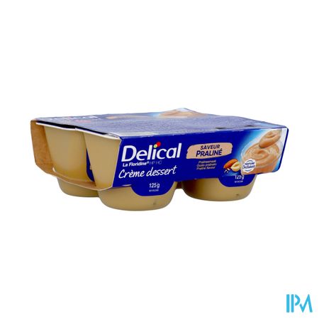 Delical Creme Dessert La Floridine Praline 4x125g