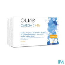 Afbeelding in Gallery-weergave laden, Pure Omega 3 + D3 Softgels 90
