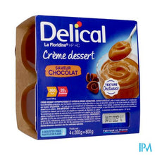 Afbeelding in Gallery-weergave laden, Delical Creme Dessert La Floridine Chocolad.4x200g
