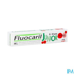 Fluocaril Tandpasta Junior Rood Fruit 75ml Nf