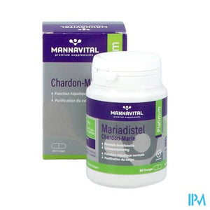 Mannavital Mariadistel Platinum V-caps 60