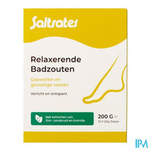 Load image into Gallery viewer, Saltrates Relaxerende Voetbadzouten 10x20g
