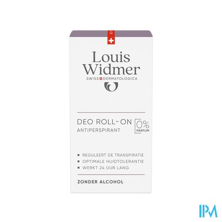 Widmer Deo Roll-on Antiperspirant Zonder Parfum 50ml