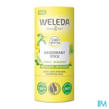 Afbeelding in Gallery-weergave laden, Weleda Deo Stick 24h Citrus & Bergamot 50g

