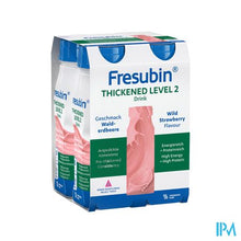 Afbeelding in Gallery-weergave laden, Fresubin Thickened Level 2 Drink Aardbei 4x200ml
