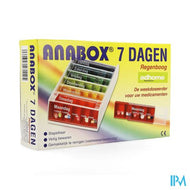 Pillendoos Anabox 7 X 5 Rainbow Nl