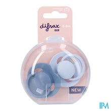 Afbeelding in Gallery-weergave laden, Difrax Dynamic Fopspeen 0-6m Prime Baby Blue/blue2

