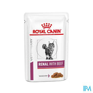 Royal Canin Vdiet Feline Renal Beef Pouch 12x85g