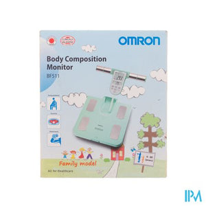 Omron Bf511t Turq. Lichaamscompositiemeter <150kg