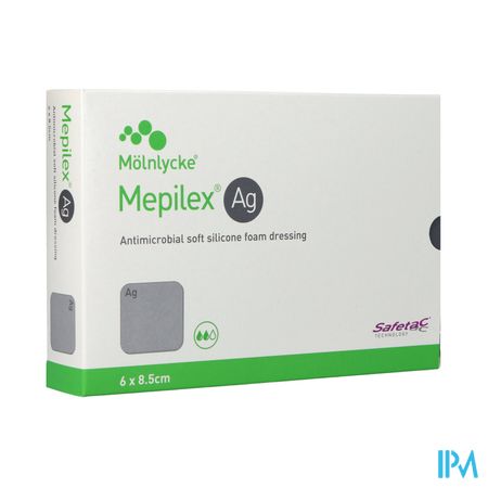 Mepilex Ag Verband Steriel 6,0x 8,5cm 5 287021