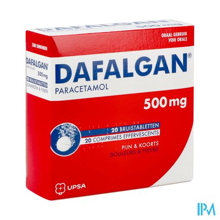 Dafalgan Bruis 500mg Tabl 20