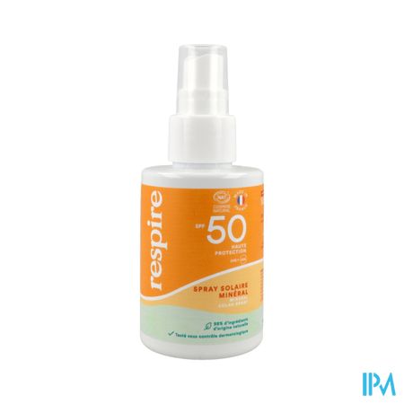 Respire Natuurlijke Minerale Zonnespray Ip50 75ml