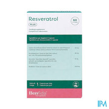Load image into Gallery viewer, Benfida Resveratrol Caps 60 Nf

