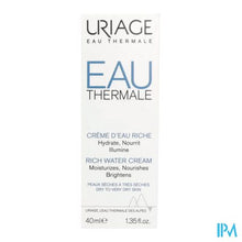 Afbeelding in Gallery-weergave laden, Uriage Thermaal Water Creme Rijk Water 40ml
