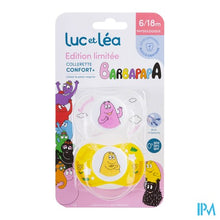 Afbeelding in Gallery-weergave laden, Luc&lea Duo Fopspeen Phys 6-18m Barbapapa Ring 2
