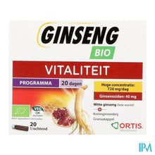 Afbeelding in Gallery-weergave laden, Ortis Ginseng Bio Z/alcohol 20x15ml
