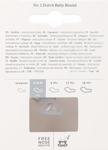 Difrax Fopspeen Dental 0-6m Blue Topaz