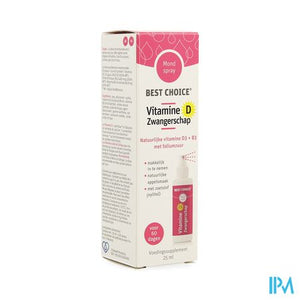 Best Choice Mondspray Vitamine D Zwangerschap 25ml