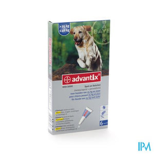 Advantix 400/2000 Honden 25<40kg Fl 6x4,0ml