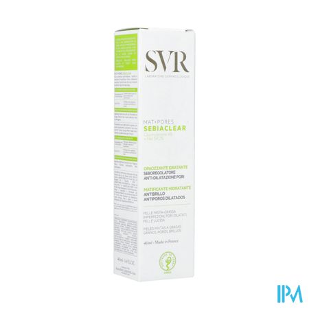 Svr Sebiaclear Creme Mat + Pores Tube 40ml
