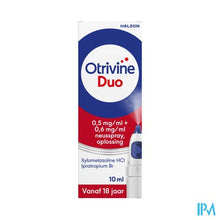 Afbeelding in Gallery-weergave laden, Otrivine Duo 0,5mg/ml+0,6mg/ml Neusspray 10ml
