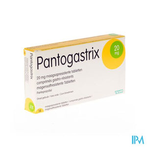 Pantogastrix Teva 20mg Maagsapresist Tabl 14x20mg