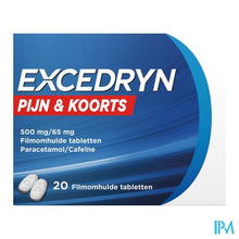 Afbeelding in Gallery-weergave laden, Excedryn Pijn&koorts 500mg/65mg Filmomh Tabl 2x10
