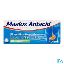 Load image into Gallery viewer, Maalox Antacid 200/400 Comp 40
