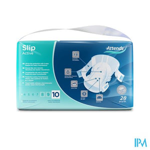 Attends Slip Active 10 Medium 1x28